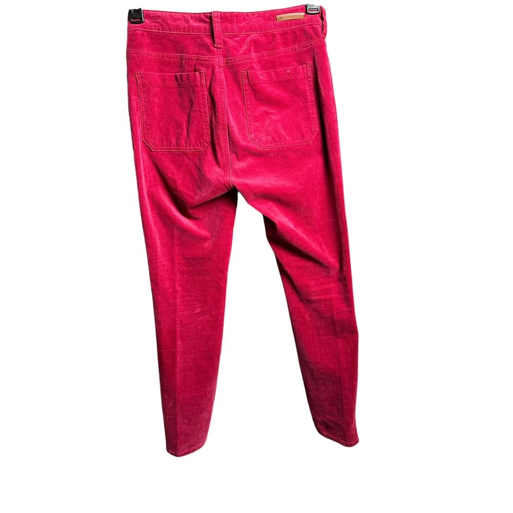 Anthropologie Pilcro High-Rise Skinny Corduroy Jeans Womens 28 dark pink - Picture 4 of 10